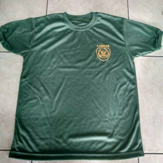 KAOS LINMAS TEBAL TGN PENDEK PREMIUM TEBAL/baju linmas/kaos linmas hansip