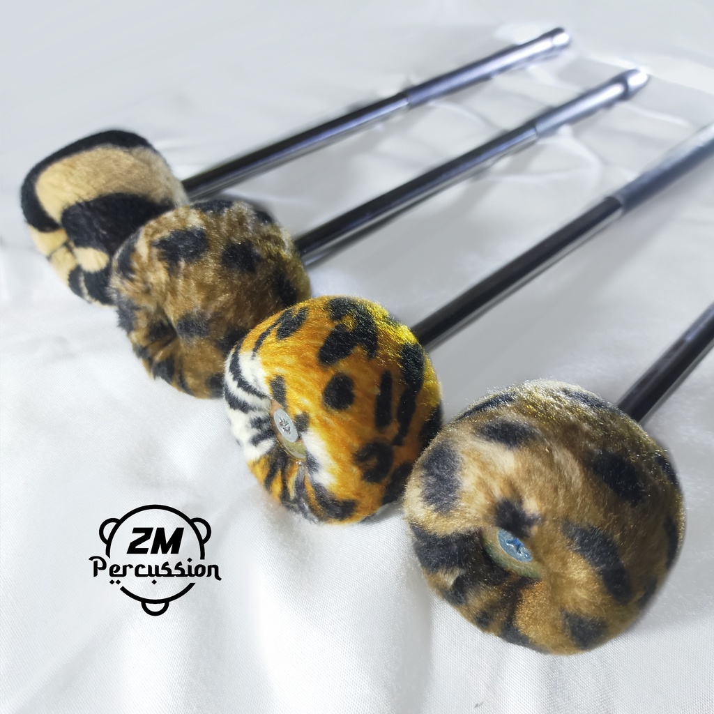 Stik Bass Hadroh Bass Rebana Stainless Berkualitas Sepasang