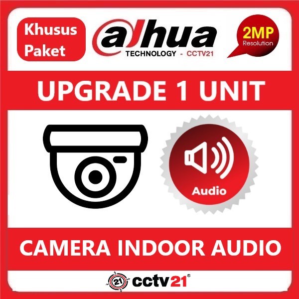 UPGRADE CCTV DAHUA 2MP Indoor AUDIO Khusus Paket CCTV Dahua