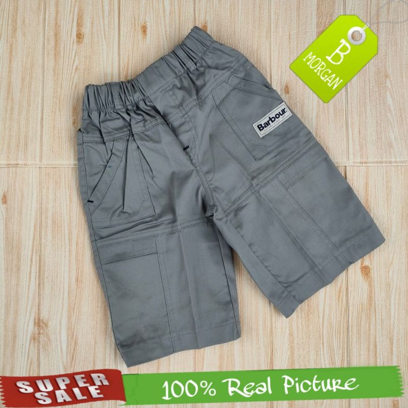 Celana Pendek Anak Cargo Barbour Abu / Silver