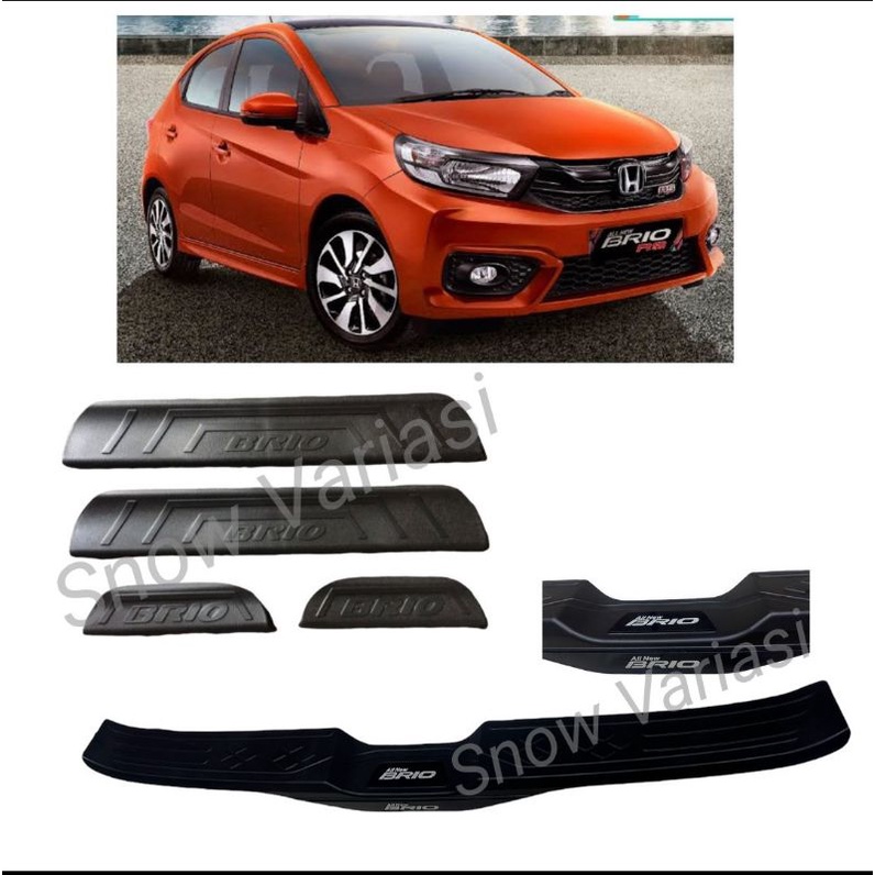 Paket Sillplate Samping Belakang All New Brio 2018 2021 Hitam