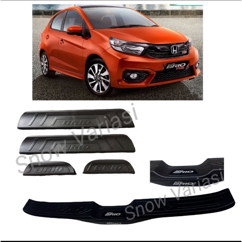 Paket Sillplate Samping Belakang All New Brio 2018 2021 Hitam