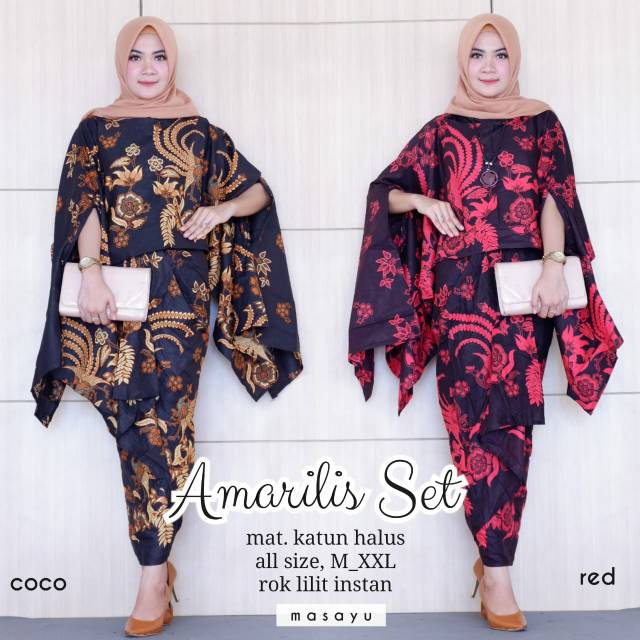 Batik Set Amarilis Motif Batik Modern by Masayu
