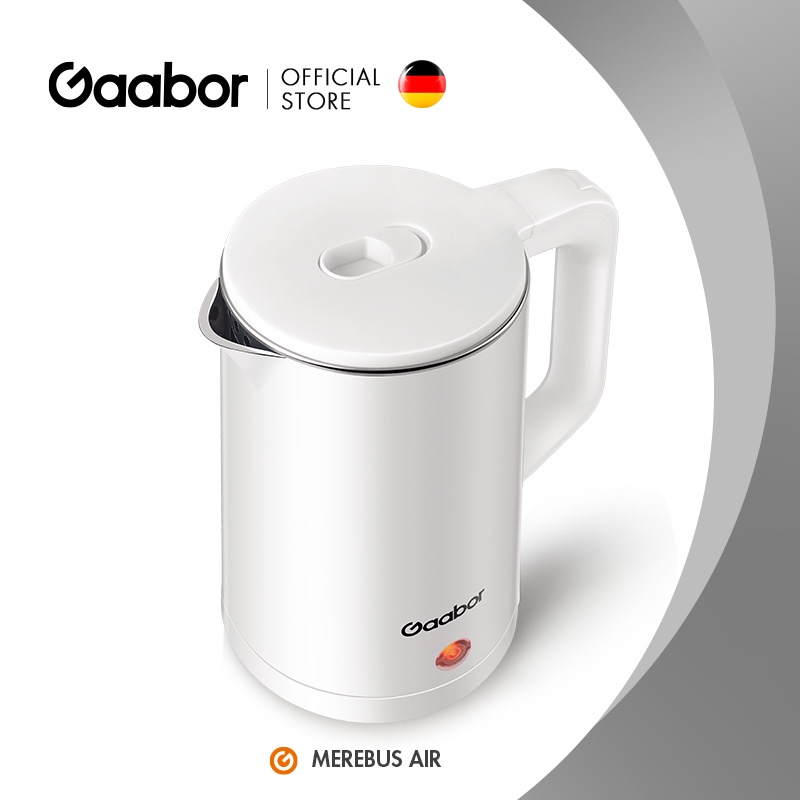 Gaabor Electric Kettle Teko Listrik Pemanas Air 1.8L untuk Satu Keluarga 2 Tingkat Insulasi Panas Temperatur Terkontrol / GK-S18P