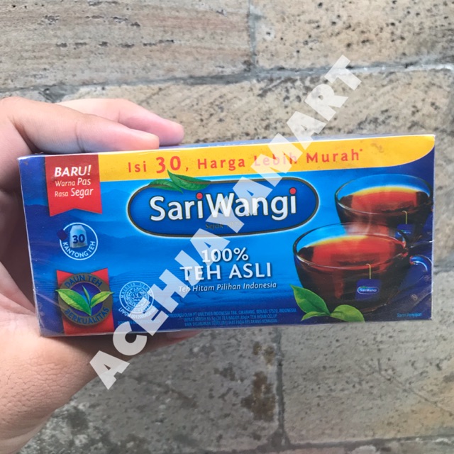 

Teh celup SARIWANGI (isi 30)