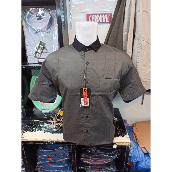 Kemeja Lengan Pendek Katun Santai Luxton Original Casual 0303