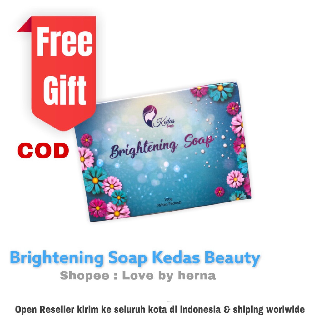 Kedas beauty ori bpom official pemutih wajah badan produk ready brightening cod terlaris