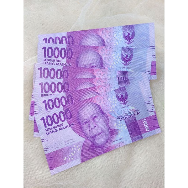 Uang Mainan/Replika uang kertas 10ribu/10000