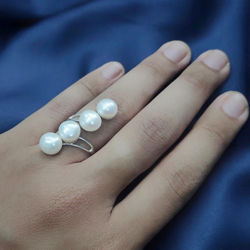 Cincin perak asli mutiara air tawar Cincin perak murah Cincin 925 Cincin perak 925 Cincin perak muti