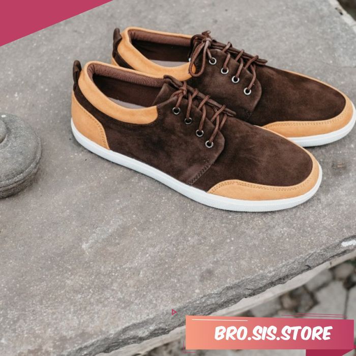 PLAY BROWN Sneakers Bandung Sepatu Cowok Sneakers Pria Sepatu Murah Sepatu Shoes