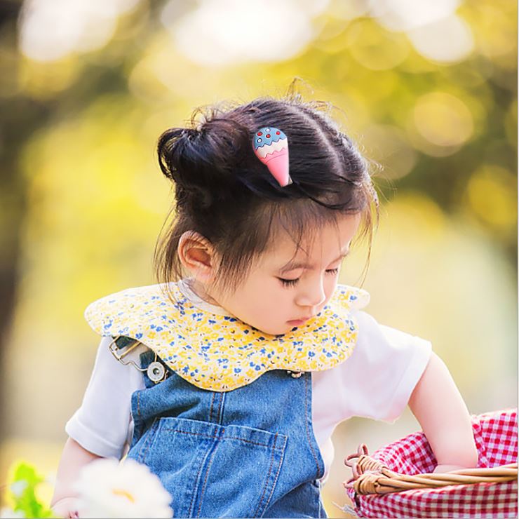 10 Pcs Jepitan Anak Wanita Motif Kartun Korea