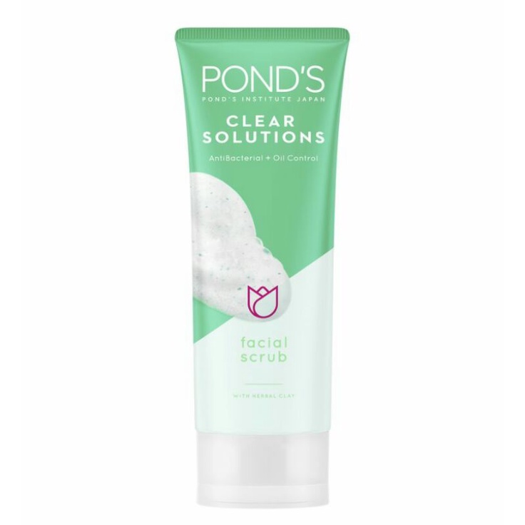 POND'S Clear Solution / Pore Clear Facial Scrub Anti Bakteri 100gr