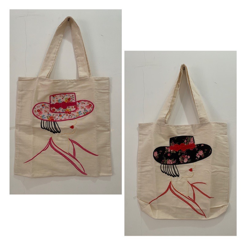 Tote Bag Tas Kain Bordir Malang Kantong Blacu Go Green Bawa Kantong Sendiri Bring Your Own Bag