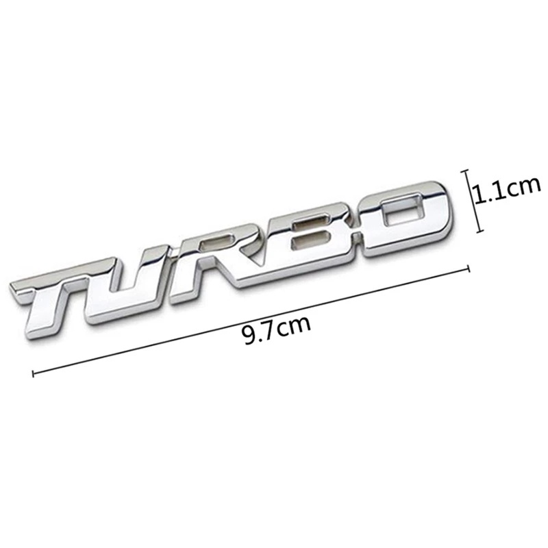 Stiker Emblem / Badge Turbo Boost Loading / 3d Bahan Metal Zinc Alloy Untuk Mobil