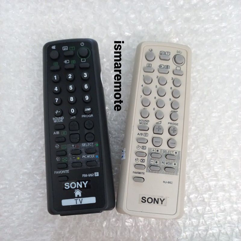 REMOTE REMOT TV SONY TABUNG SLIM FLAT RM-952