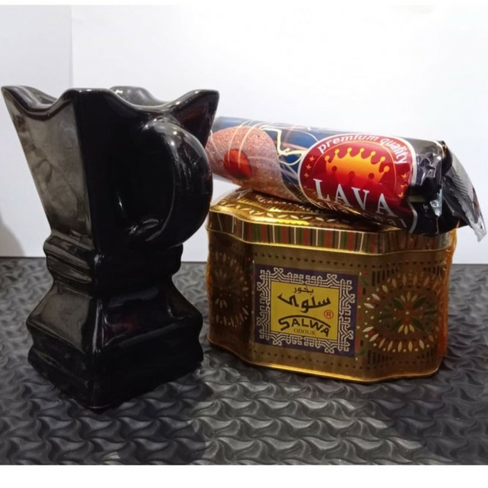 Paket Bukhur Buhur Salwa Arang Magic Dan Keramik Prapen