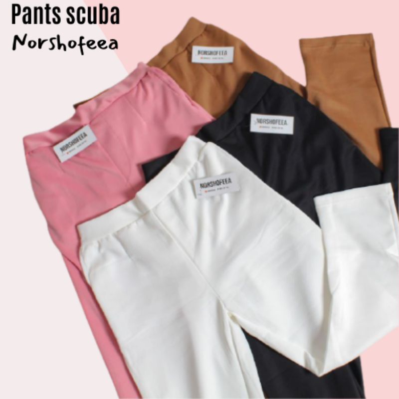 Mypan Pants Scuba CS - Celana Basic Scuba  Premium Kelly Pants OutFit ootd Kerja Ngampus