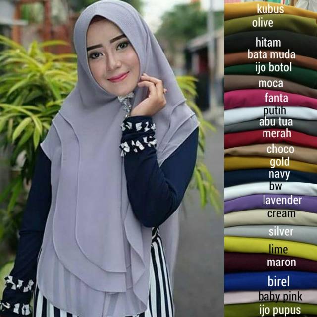 Khimar 3layer