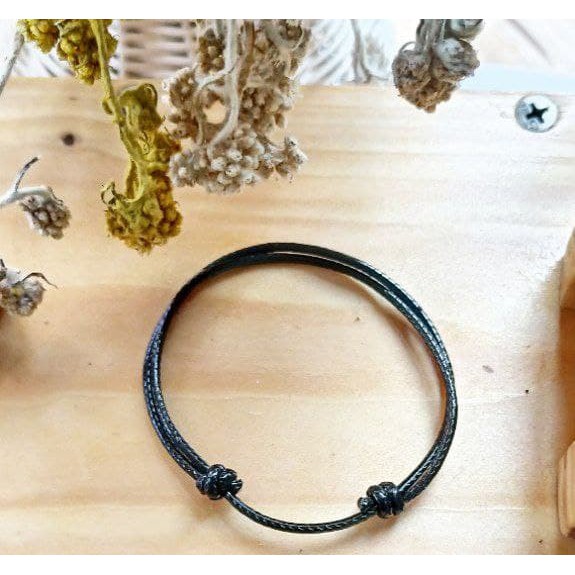 cod GELANG COUPLE POLOS MAGNET TALI ANTI AIR / GELANG MAGNETIC CLAPS COUPLE ( beli 10 free 1 pasang)-1 PCS GELANG POLOS