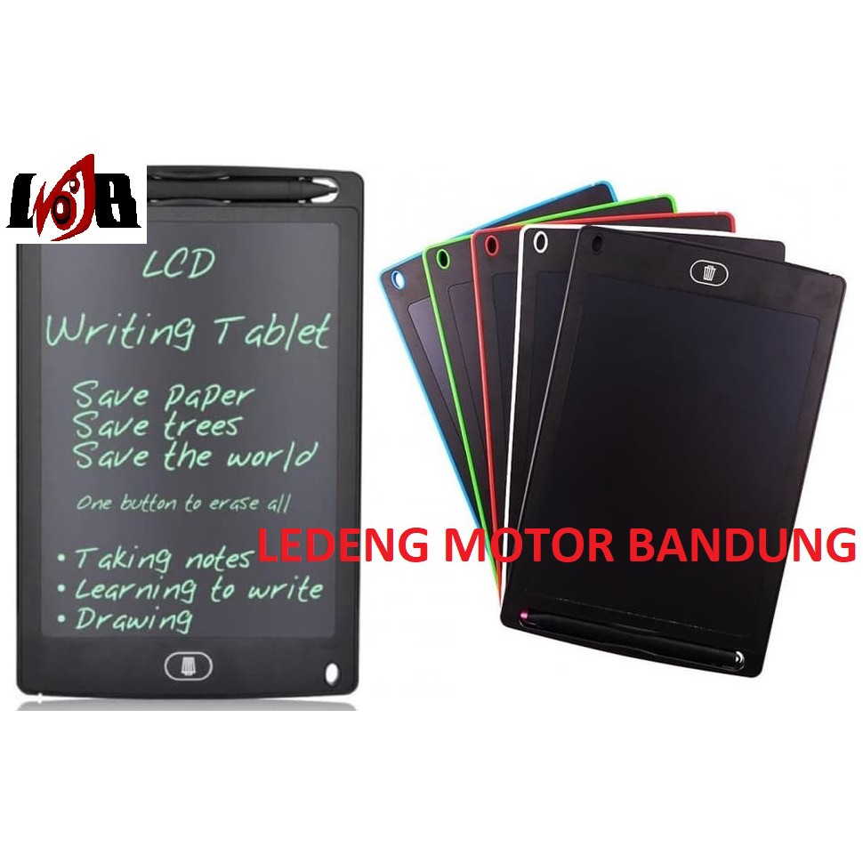 LCD Drawing Writing Board Tablet Papan Tulis Belajar Menulis Gambar