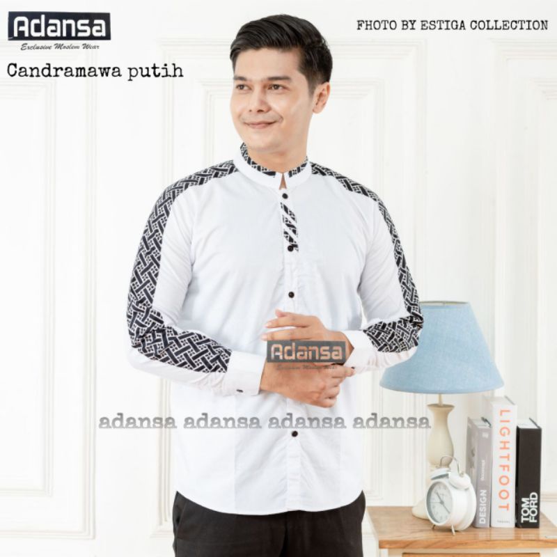 Baju Koko Batik Candramawa Baju Koko Pria Lengan Panjang Koko Batik