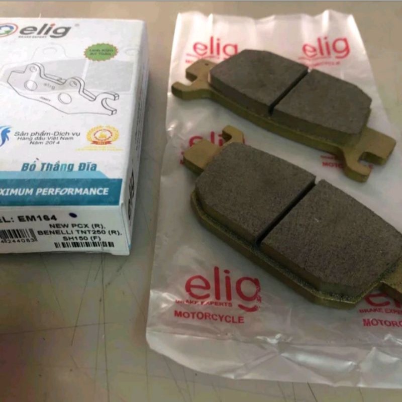 Kampas rem cakram belakang new pcx, benneli tnt250 merk elig tipe em164