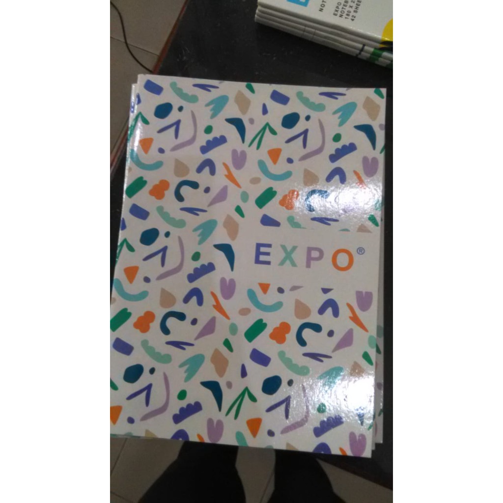BUKU TULIS BOXY LOCOMOTIF 42 LEMBAR CAMPUS WARNA MOTIF BERGARIS LUSIN ECER GROSIR EXPO NOTEBOOK-Geometry 3