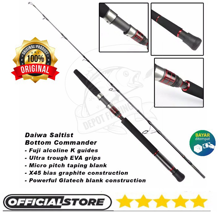 JORAN PANCING DAIWA SALTIST BOTTOM COMMANDER 582 HS ORIGINAL
