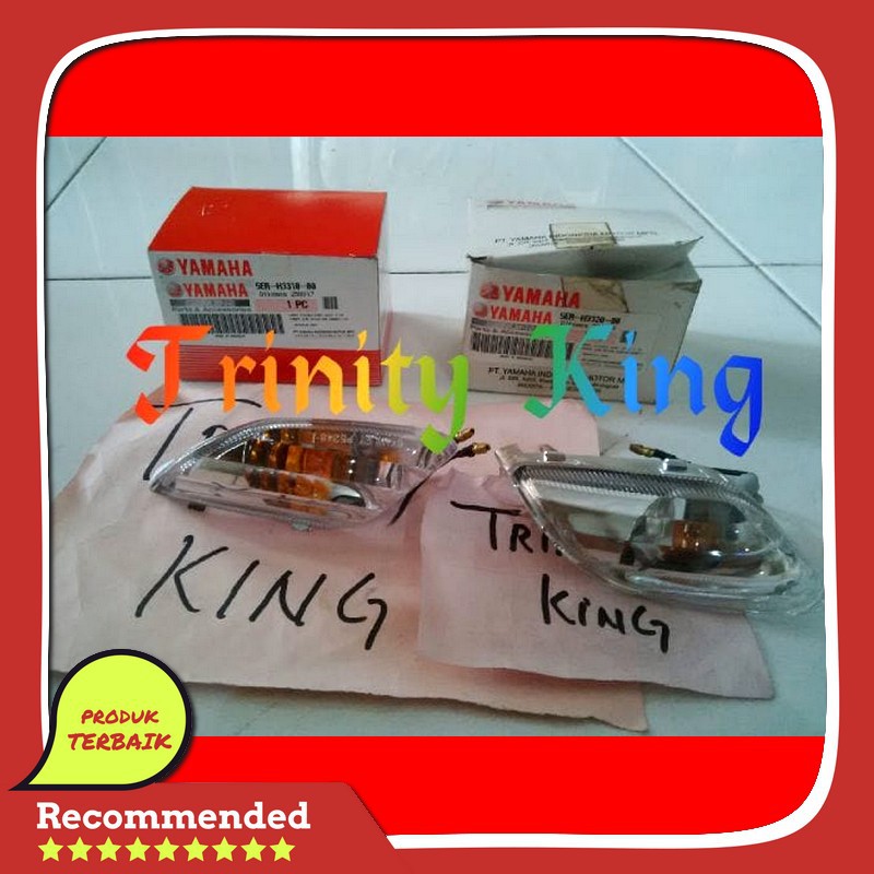 sparepart lampu sein depan motor yamaha f1zr ori asli original