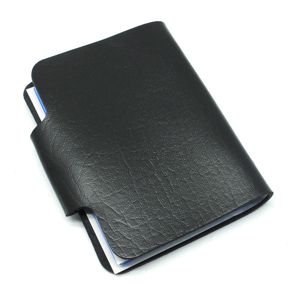 Dompet Kartu isi 24 Slot Bahan Kulit - Black