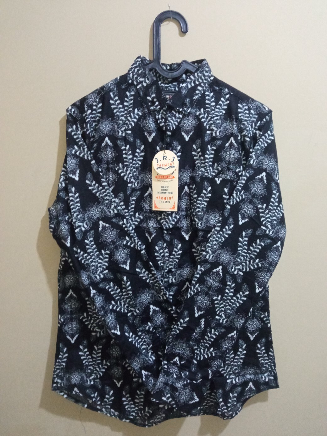 Hisroom - Kemeja Batik Slimfit Pria Batik Pria Lengan Panjang Kemeja Batik Modern Pria 217 218