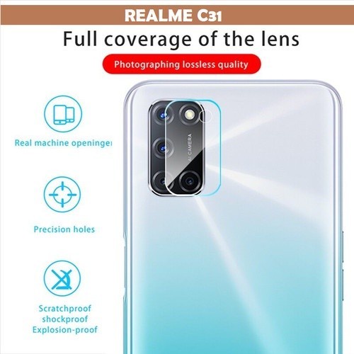 Tempered Glass Camera Realme C31 - Anti Gores Kamera Realme C31 - SC