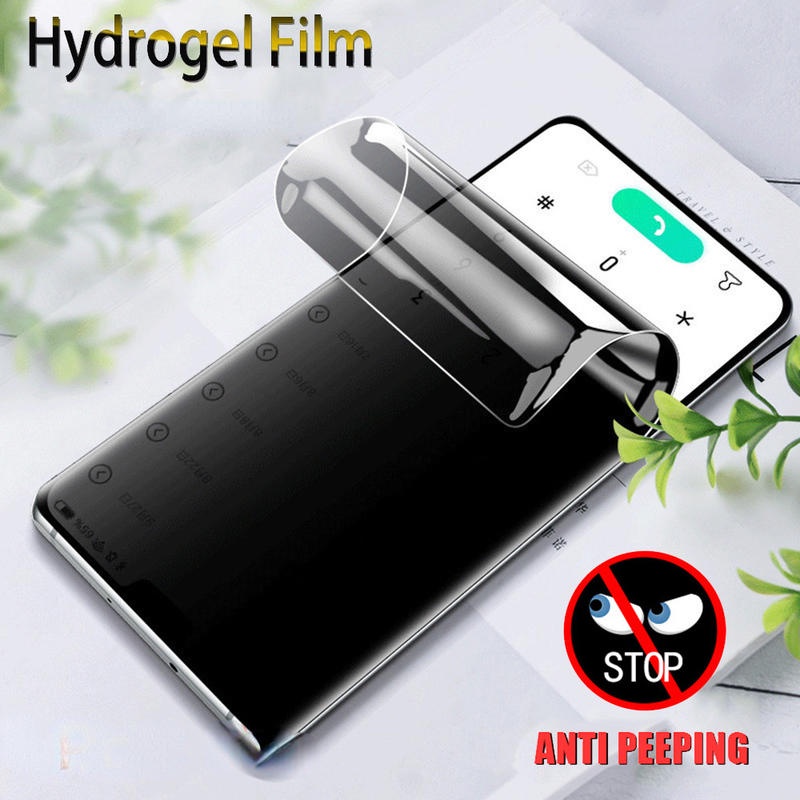 3pcs Anti Spy Untuk Infinix Hot Note 30i 30 12i 12 11 10i 10 9 8 7 G96 Lite Pro 5G Privasi Pelindung Layar Film Hidrogel Untuk Infinix Smart Zero20 Ultra7 6 5 3 S5 Pro Lite HD Plus Kerudung Jilbab Segiempat Motif Polkadot/Jilbab Instan/Jilbab Instan/Hijab