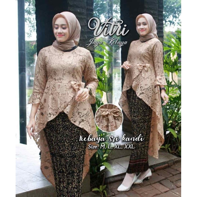 atasan kebaya brokat/srikandi milo
