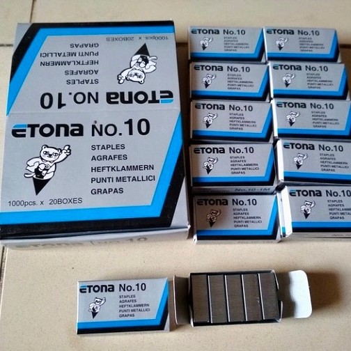 

Isi Staples/ isi Stapler Etona no10 (kecil) 1pcs