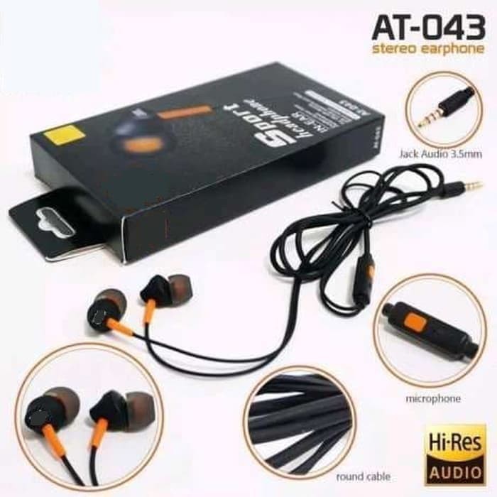 EARPHONE / HANDSFREE / HEADPHONE / HEADSET JBL AT-043