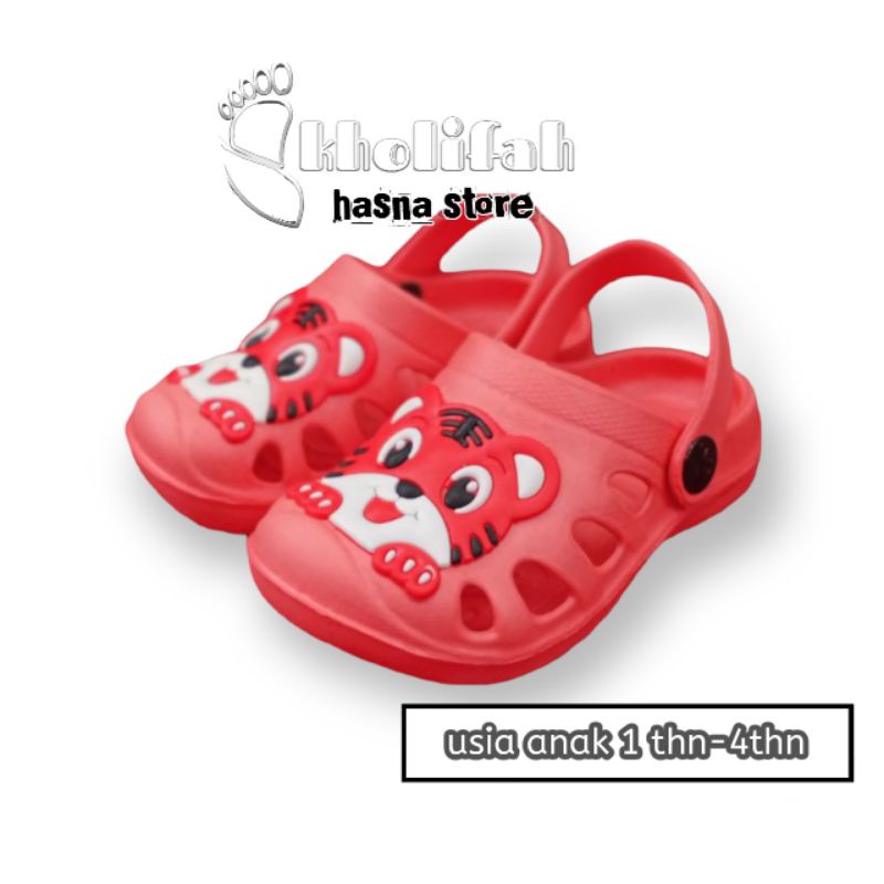 DX-008E sepatu anak baim motif kucing Tiger ori Dulux size 21-26  Balita