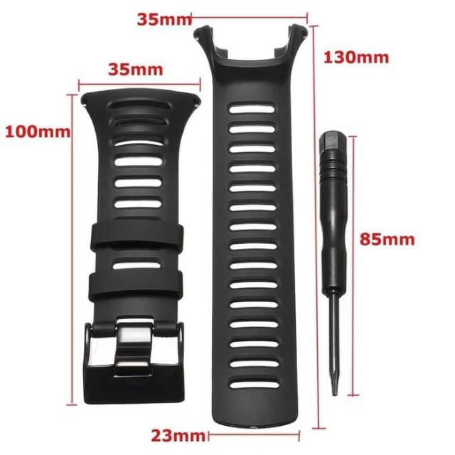 RUBBER STRAP TALI JAM TANGAN SUUNTO AMBIT 1 2 3 TALI JAM+ OBENG