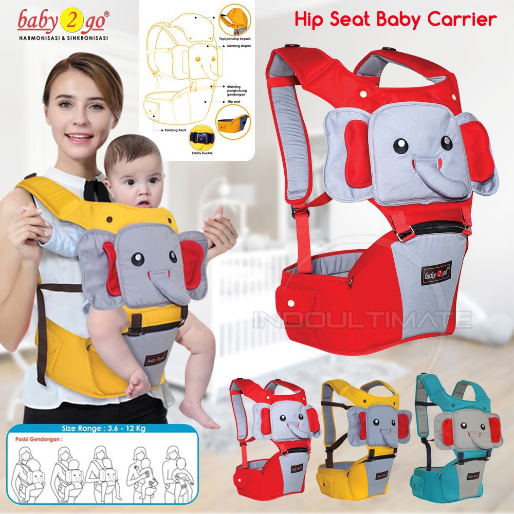 Gendongan Hipseat Bayi PREMIUM BABY 2 GO BY-472-GB Gendongan Depan Anak Multifungsi