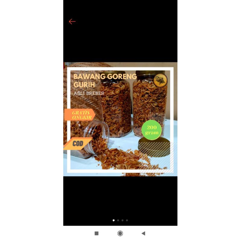 

TERMURAH!! brambang goreng asli brebes