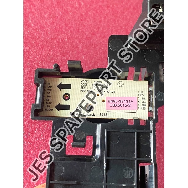 POWER SWITCH TOMBOL IR SENSOR PAPAN RECEIVER BN41-02149A MODEL H5000_SW TV SAMSUNG ORIGINAL