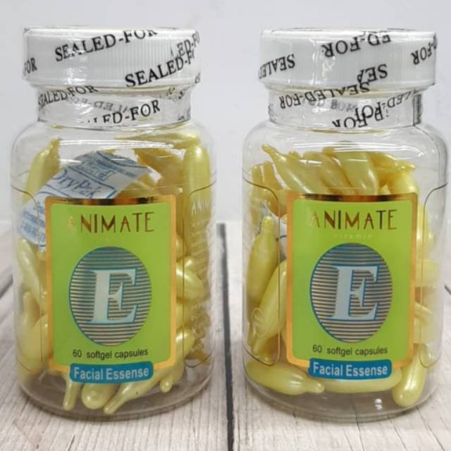 ASLI 100% ORIGINAL Animate USA Softgel/Animate facial oil/serum animate/Vitamin Animate/Vitamin