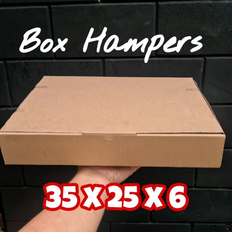 

box hampers pizza hadiah kado souvenir kotak gift box 35x25x6 dus kado