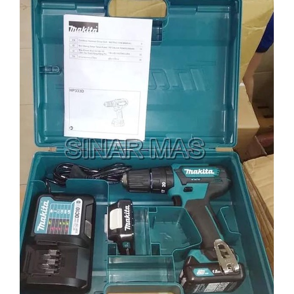 {{{{}}] BOR CORDLESS HP333 DWYE MAKITA