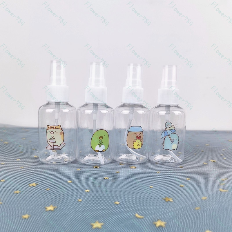 Roselife Cartoon Sumikko Gurashi Cosmetic Bottling 50ML Spray Bottle for Cosmetic Travel Size Bottles Container