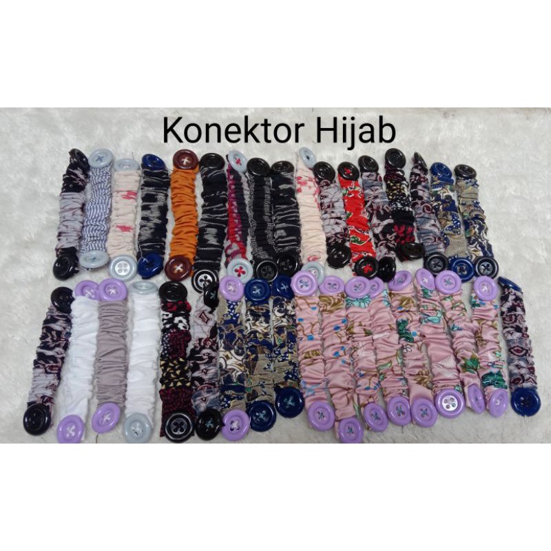 grosir konektor hijab /konektor hijab /konektor hijab kancing /penghubung masker