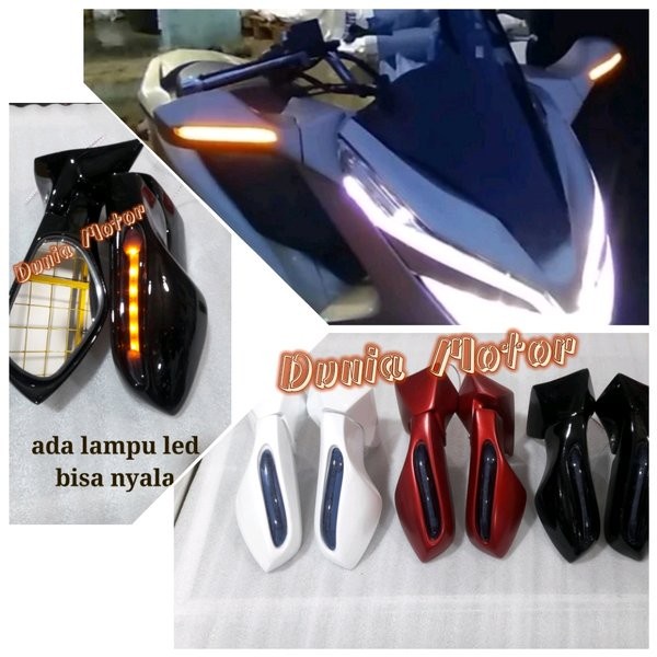 Spion lipat PCX 150 Lokal 2018 - Spion lipat all new pcx 150 2018 putih hitam merah doff gold abu