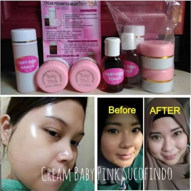 Cream baby pink