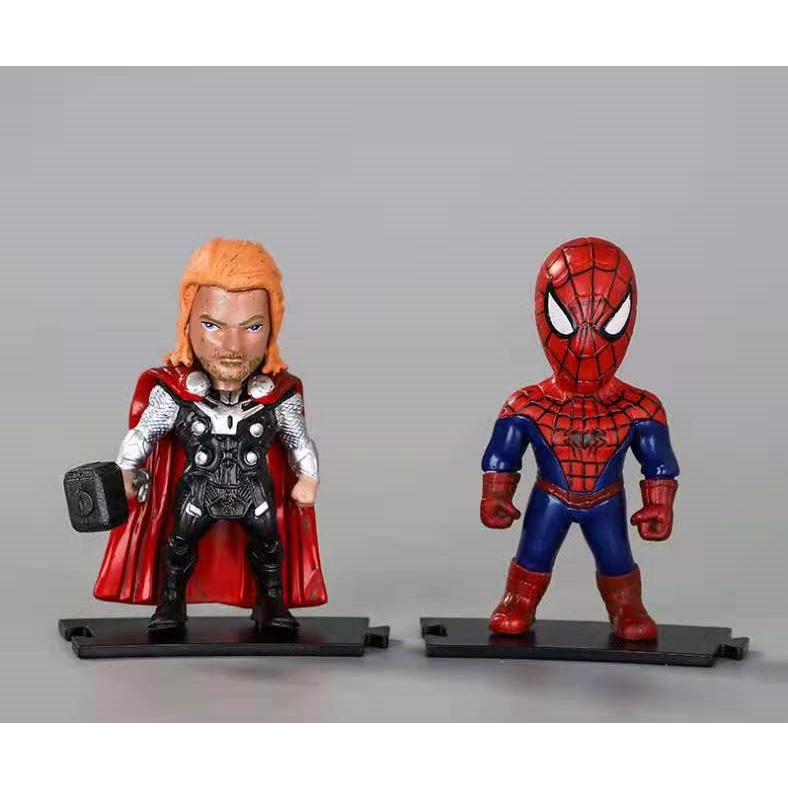 Cake Topper Figure Hiasan Kue Karakter Superhore Type Avenger Per Pcs