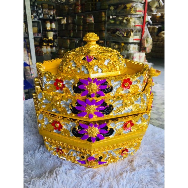 bokor atau wanci segi susun 3 premium